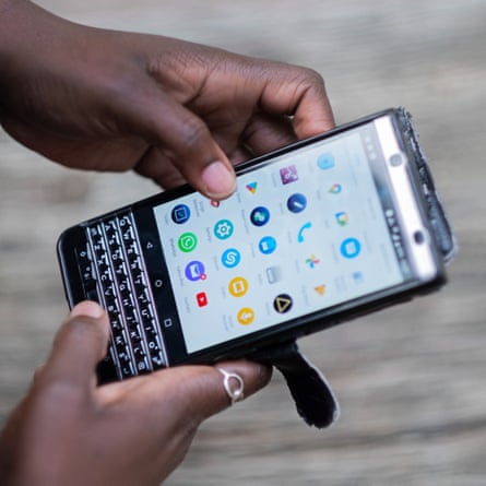 Le BlackBerry d'Aren Devlin.