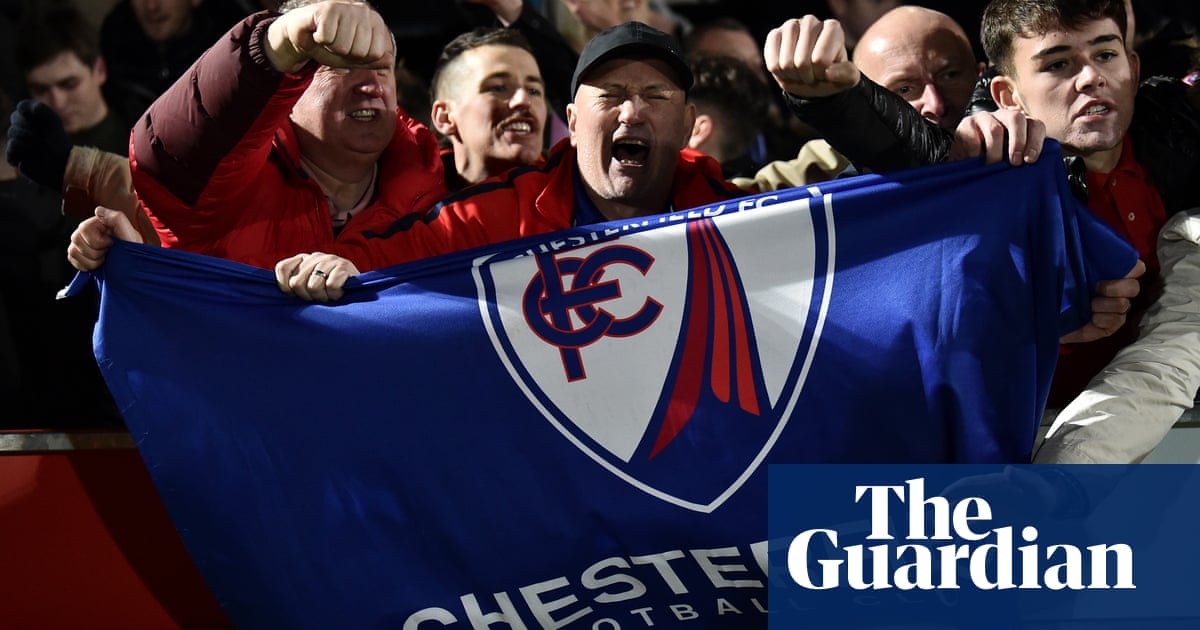 Fan-owned Chesterfield on rise and taking aim at Chelsea’s millionaires
