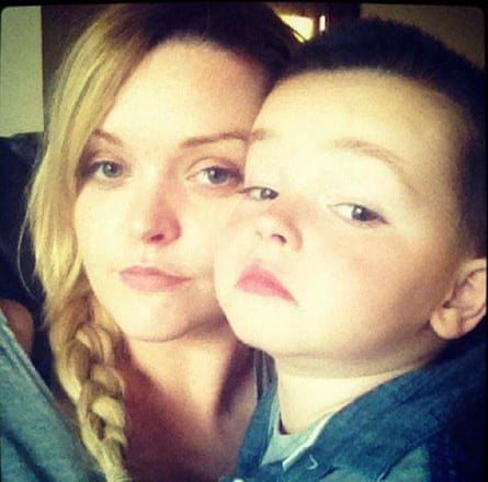Jenny Quinn and her son.