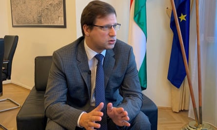 Gergely Gulyás, Viktor Orbán’s chief of staff.