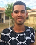 Efraín Godoy, 29, one of dozens of migrants who have found shelter in the indigenous village of Vila Três Corações.