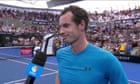 Andy Murray after emotional win: 'I don't know how much longer I'll be playing' - video