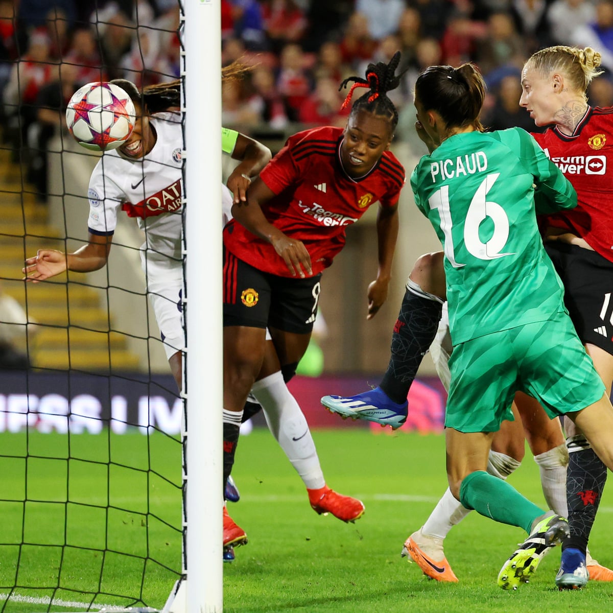 Melvine Malard pegs back PSG to keep Manchester United in WCL tie | Women's Champions League | The Guardian