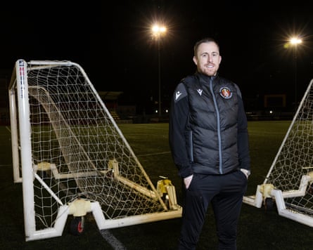 Scott Davies poses for a photo on the training ground