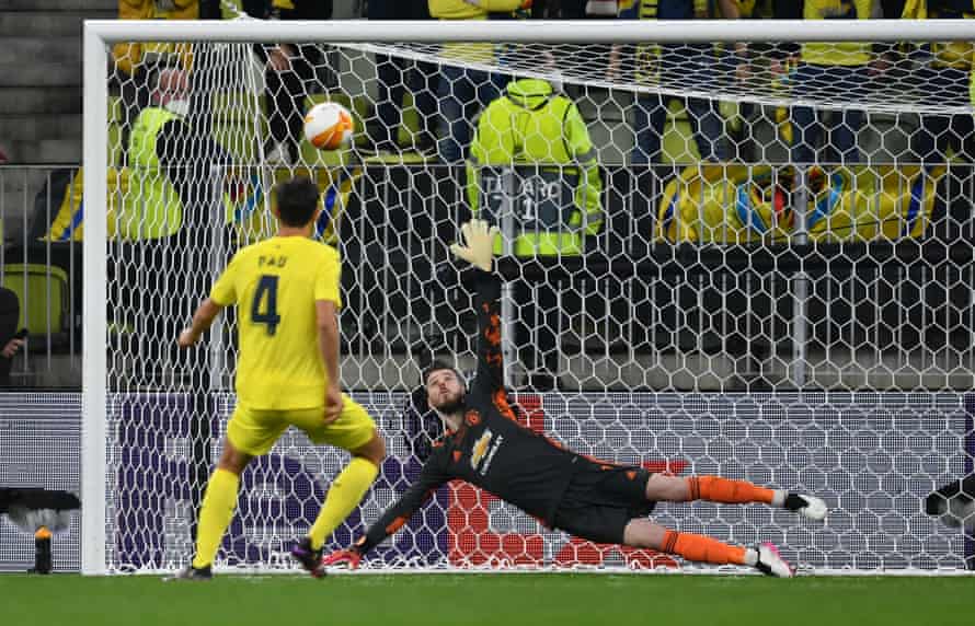Villarreal’s Pau Torres: ‘It’s not normal that a club from such a small town does so well’ | Villarreal 1 Pau Torres hits Villarreal’s 10th penalty past David de Gea of Manchester United in the Europa League final penalty shootout.