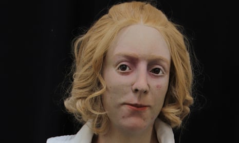 The face of Bonnie Prince Charlie, recreated using death masks, depicting him aged 24.