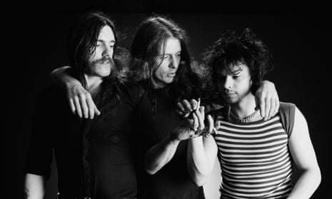 Lemmy, Eddie Clarke and Phil Taylor of Motörhead