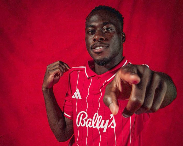Nottingham Forest continue spree with £26m signing of Arnaud Kalimuendo