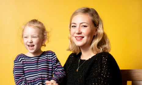 Klara Dollan with her daughter, Amelia, now aged three.