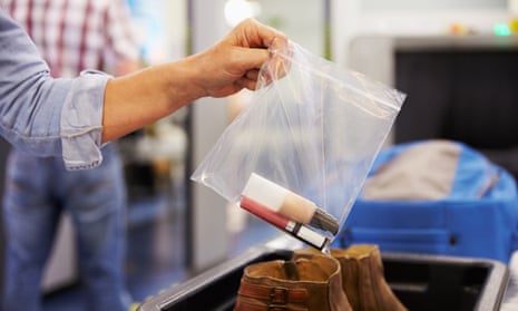 Liquid restrictions at UK airports to remain in place until June 2025 | Travel & leisure | The Guardian Liquid restrictions at UK airports to remain in place until June 2025 | Travel & leisure | The Guardian
