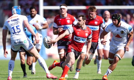 Tomos Williams in action against Gloucester