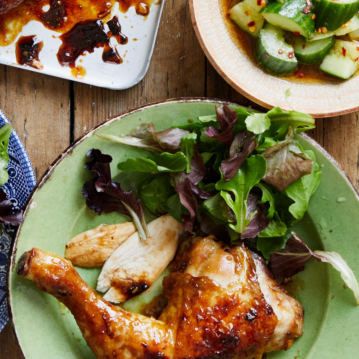 Soy Sauce Grilled Half Chicken Recipe Half Charcoal Smoked Chicken