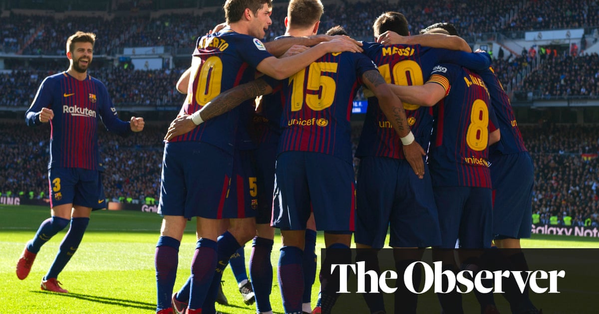 Barcelona beats Villarreal 1-0 to go 11 points clear of Real Madrid at the top of La Liga