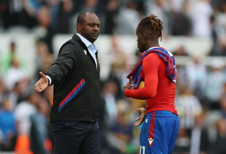 Patrick Vieira and Wilfried Zaha.