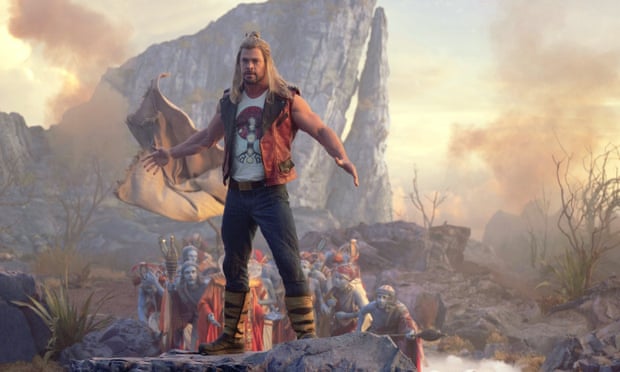 Chris Hemsworth in Thor: Love and Thunder.
