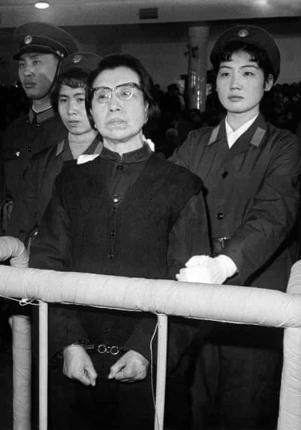 Jiang Qing, Mao’s widow, on trial in Beijing in November 1980.