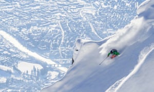 Lena Stoffel on the Nordkette above Innsbruck.