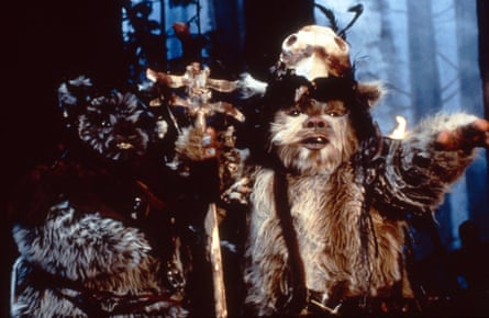 The Ewoks in Star Wars: Episode VI – Return of the Jedi (1983).