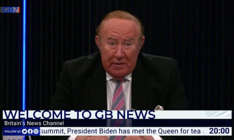 Andrew Neil at the launch of GB News, June 2021