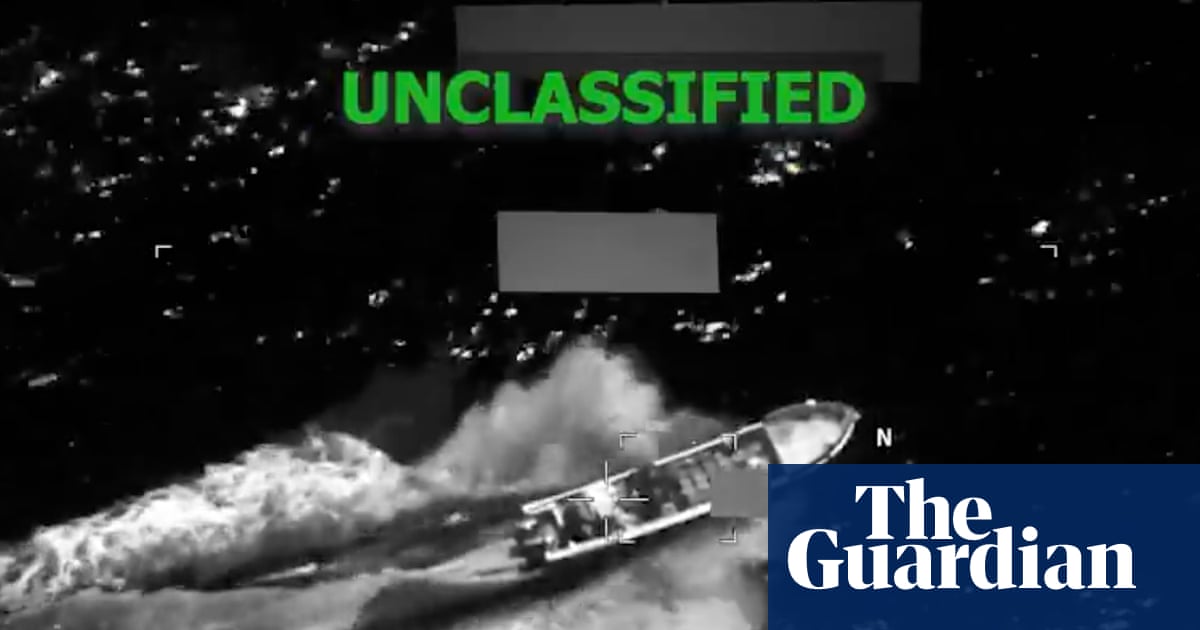 US military vessel enforcing Trump’s new maritime policy: shoot first, never ask questions.