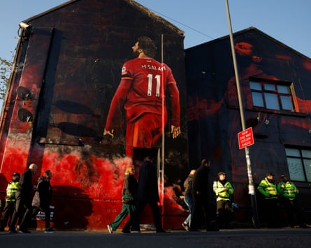 Mo Salah's mural near Anfield