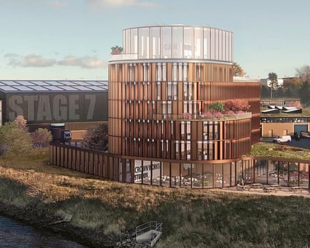 An artist’s impression of Crown Works Film Studios
