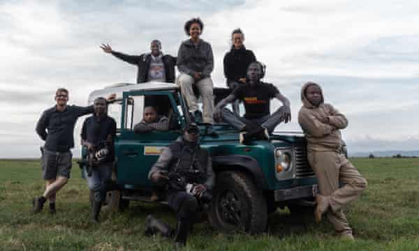 Paula Kahumbu and the team from WildlifeDirect