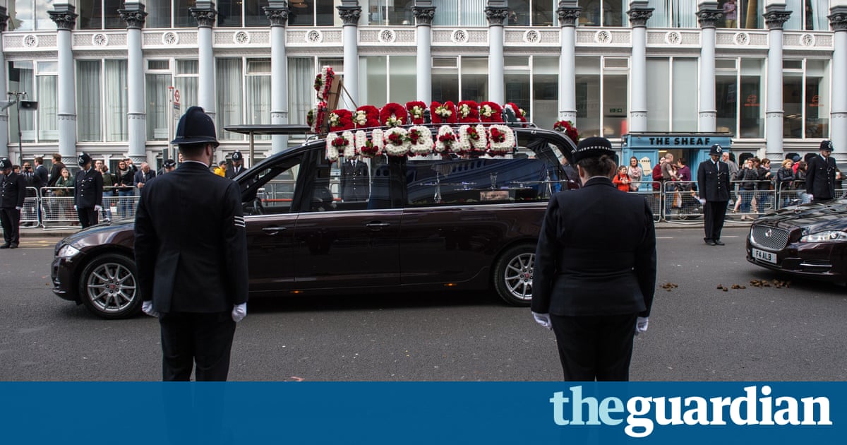 Thousands of police officers attend PC Keith Palmer's funeral – video