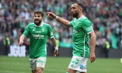 Saint Etienne v Brest, Football Ligue 1, Guichard Stadium, Saint-Etienne, France - 13 Apr 2025<br>Mandatory Credit: Photo by Stephane Pillaud/PSNEWZ/SIPA/REX/Shutterstock (15251493ce) Florian Tardieu / ASSE Saint Etienne v Brest, Football Ligue 1, Guichard Stadium, Saint-Etienne, France - 13 Apr 2025