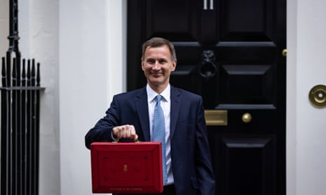 Chancellor Jeremy Hunt outside 11 Downing Street after spring budget last week.