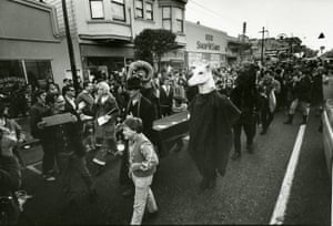 Death of Hippie Procession, Haight Street, 1967.