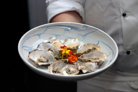 A plate of oysters in Dingle, Co Kerry