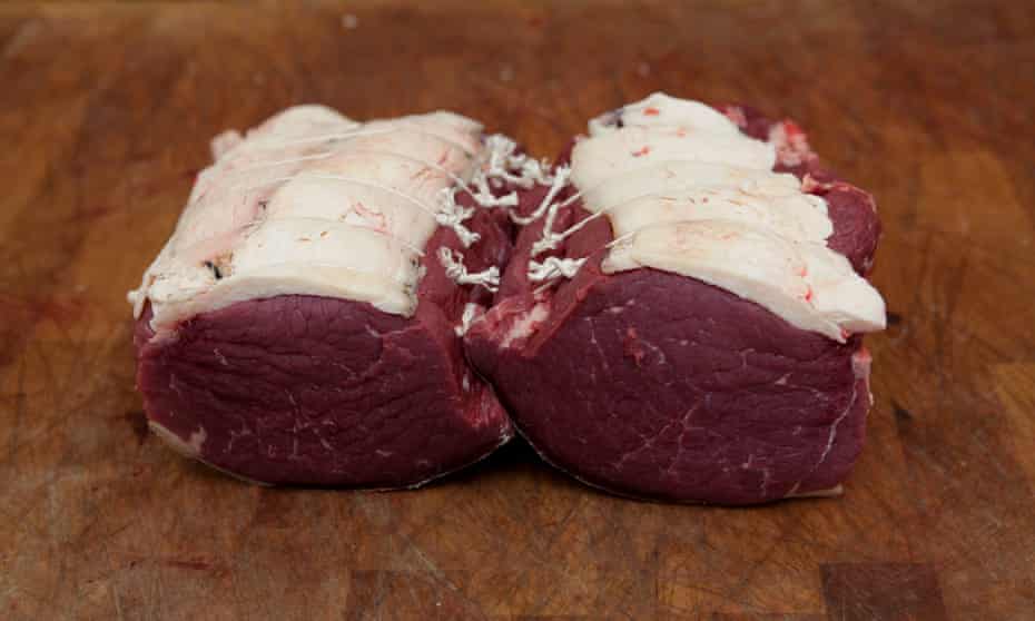 Beef - hindquarter - rolled silver side.