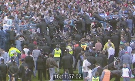 Footage released by the Hillsborough inquest.