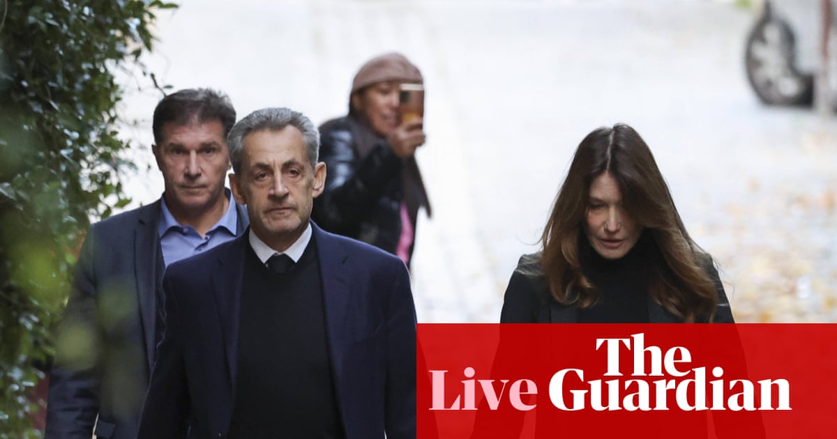 French court to decide if Nicolas Sarkozy can leave prison – Europe live