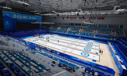 The Ice Box in Beijing, where the curling competition will take place.