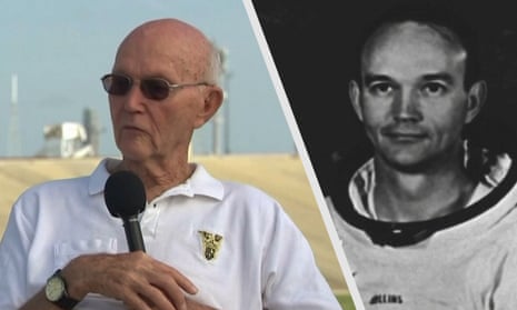 'Not one iota lonely': Michael Collins on flying solo during Apollo 11 moon landing – video