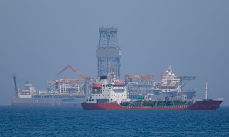 Drillship Pacific Khamsin off Limassol, Cyprus
