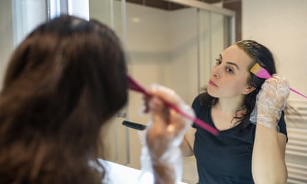 Just dying your roots can help avoid multi-coloured hair.