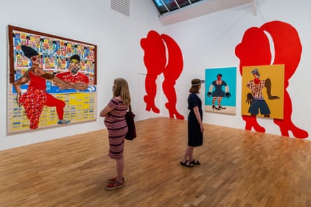 Work by Self at the Whitechapel Gallery, London, in 2020.