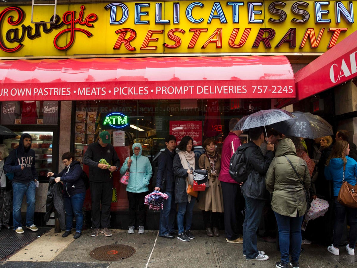 New Yorkers Left In A Pickle By News Famous Carnegie Deli To Close Us News The Guardian