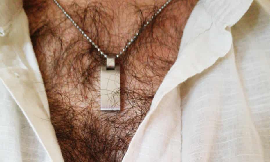 Unbuttoned … A Frenchman – not President Macron – sporting a look that could be on the way back.