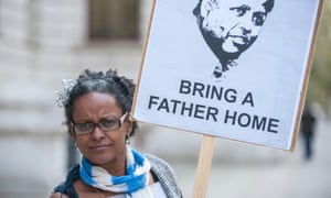 Yemi Hailemariam outside the FCO.