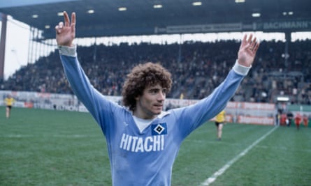 Kevin Keegan in 1978, during his three years with SV Hamburg. His name was given to thousands of German boys.