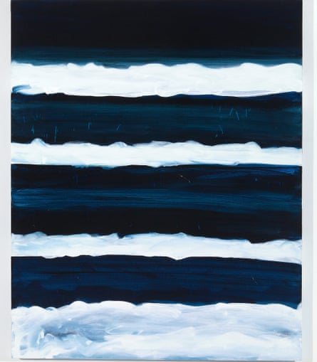Mary Heilmann’s Night Swimmer (1998): ‘what a swimmer might see when breasting the waves at midnight’