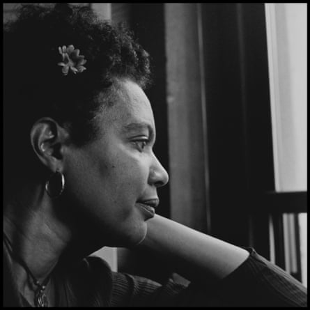 Panther cub K’Sisay Sadiki looks out of the window of her home in Harlem, New York on September 22nd, 2024.