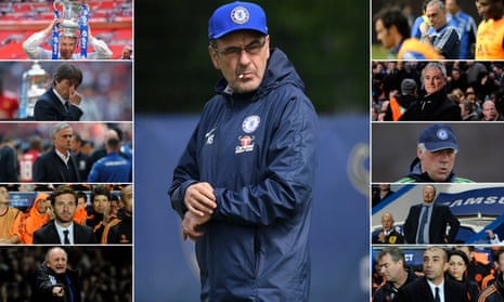 Some of Chelsea’s recent managers.