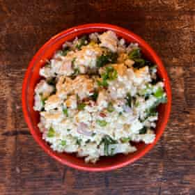 Pailin Chongchitnant’s laab with tofu: ‘“without ground rice, it’s not a laab’.