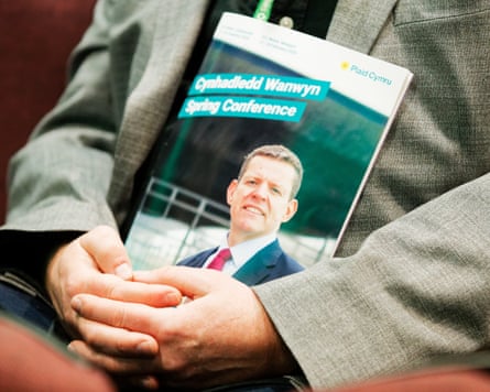 Closeup of a conference programme in someone’s hands