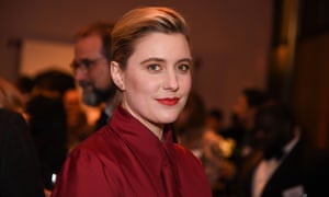 Little Women director Greta Gerwig at the 2020 Oscars nominees’ luncheon at the Dolby theatre in Hollywood.